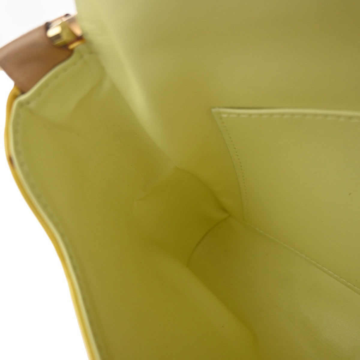 Louis Vuitton Thompson Street Monogram Vernis Yellow Patent_Leather Shoulder Bag Bag (Pre-Owned)
