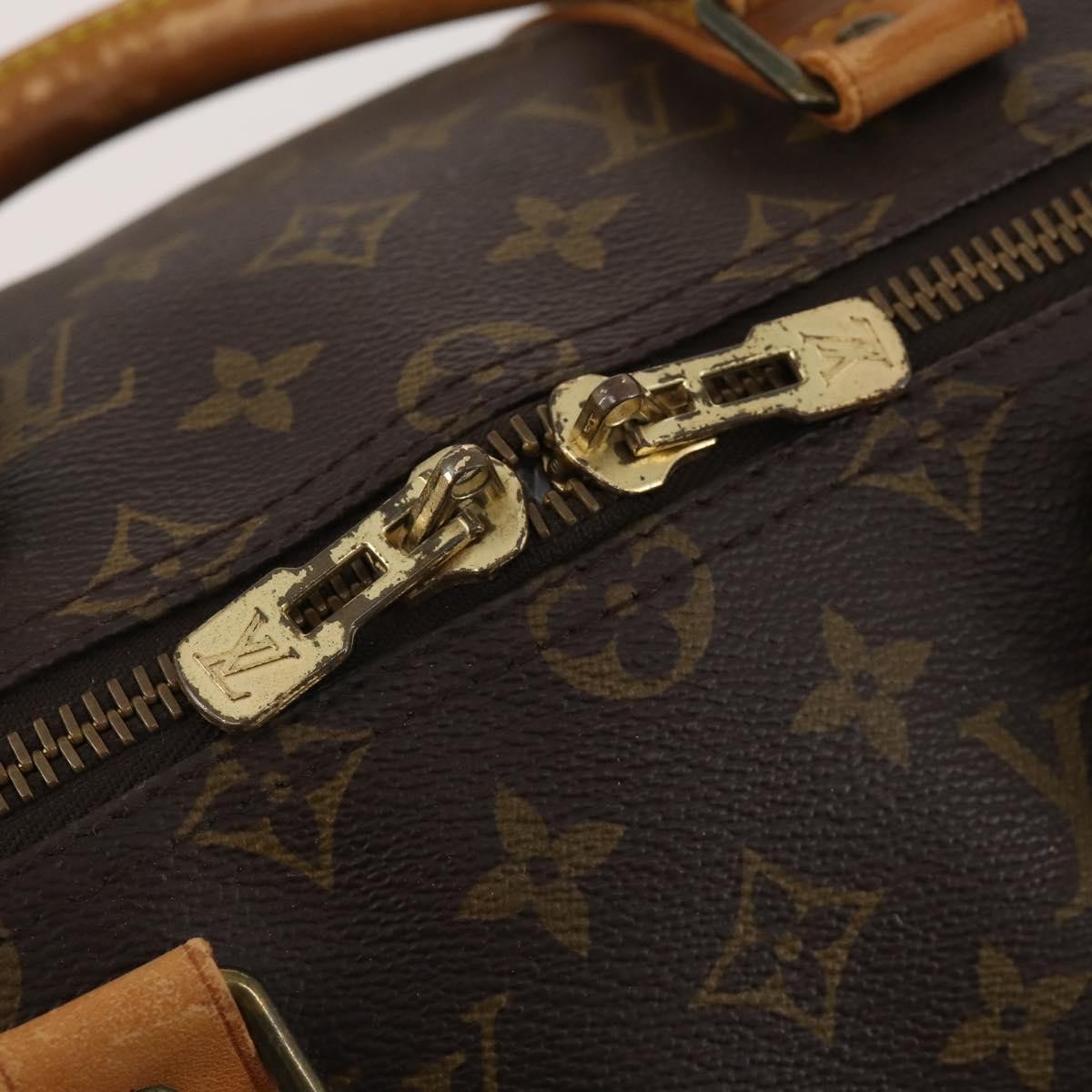Louis Vuitton Keepall Monogram Canvas Brown Canvas Travel Bag Bag (Pre-Owned)