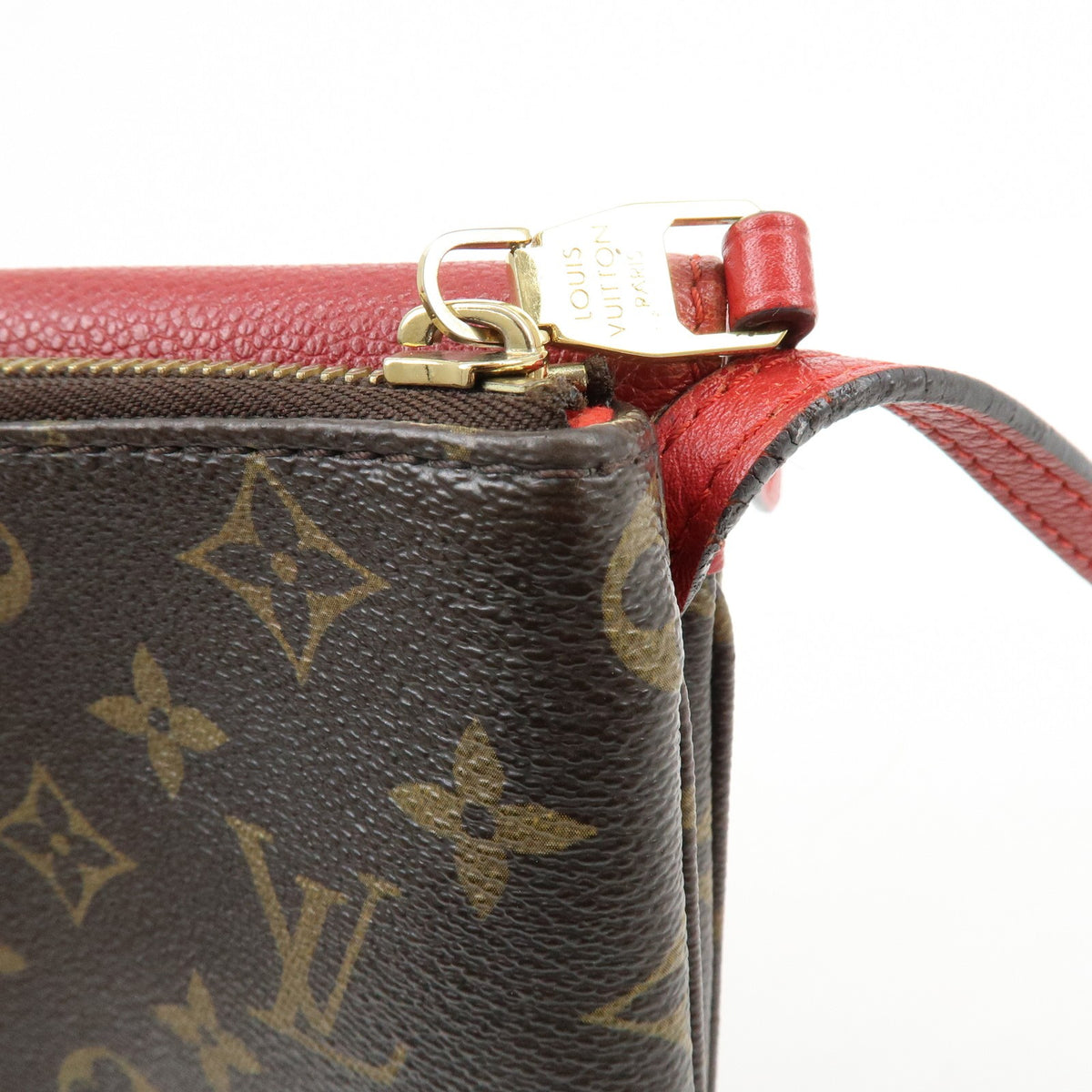 Louis Vuitton Twice Monogram Canvas And Leather Brown Canvas Handbag (Pre-Owned)