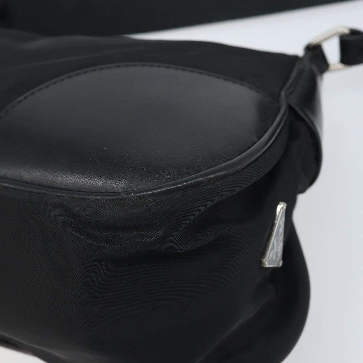Prada Shoulder Tessuto Black Nylon Shoulder Bag Bag (Pre-Owned)