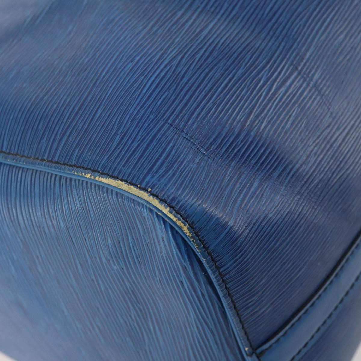 Louis Vuitton Keepall Epi Leather Blue Leather Travel Bag Bag (Pre-Owned)