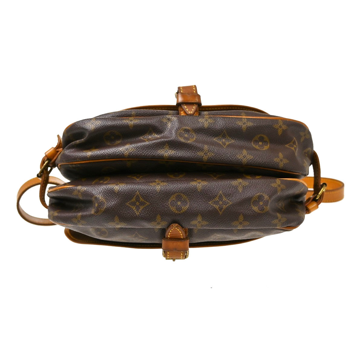 Louis Vuitton Saumur Canvas Brown Canvas Shoulder Bag Bag (Pre-Owned)