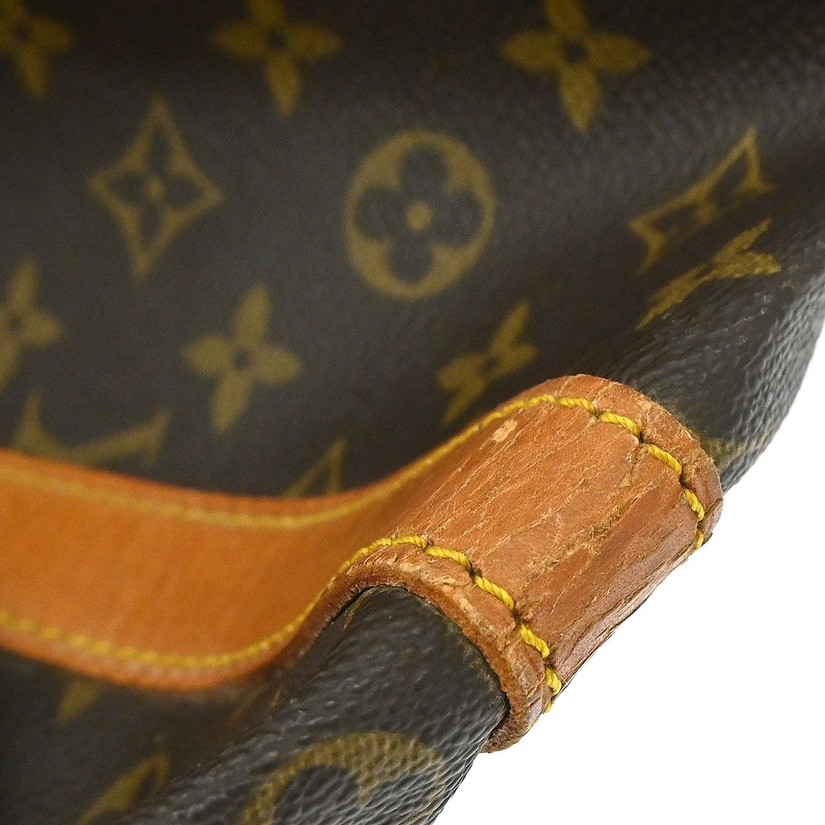 Louis Vuitton Keepall Bandoulière Monogram Brown Canvas Travel Bag Bag (Pre-Owned)