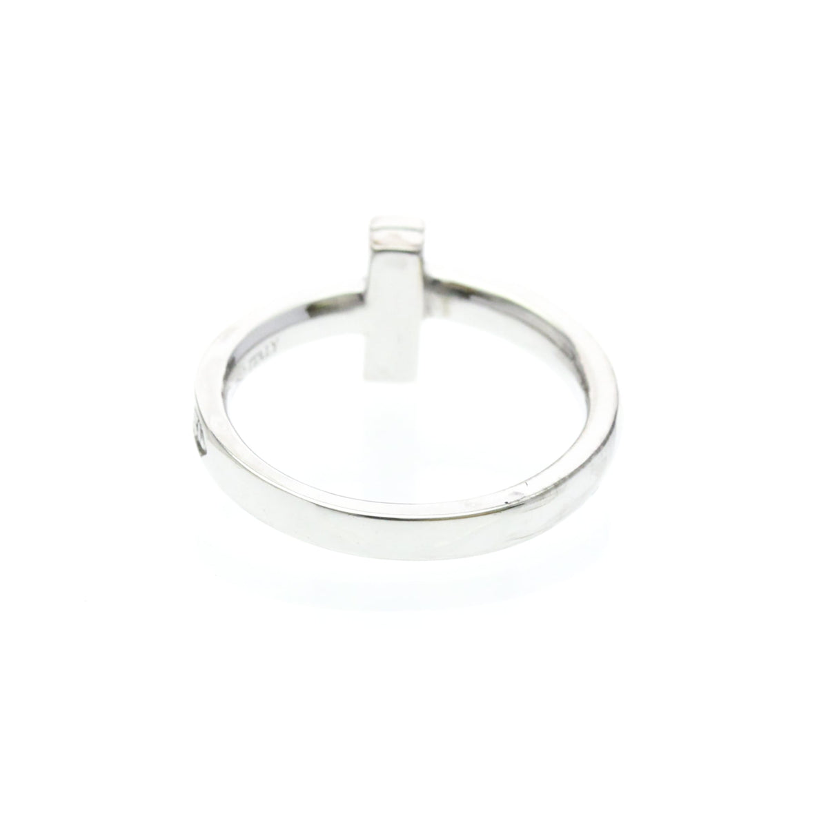 Tiffany & Co. T One Ring / Diamond White Gold / Diamond Silver White_Gold Ring Jewelry (Pre-Owned)