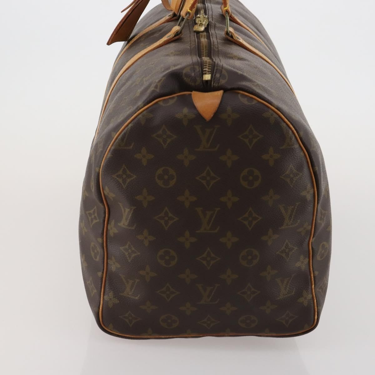 Louis Vuitton Keepall Monogram Canvas Brown Canvas Travel Bag Bag (Pre-Owned)