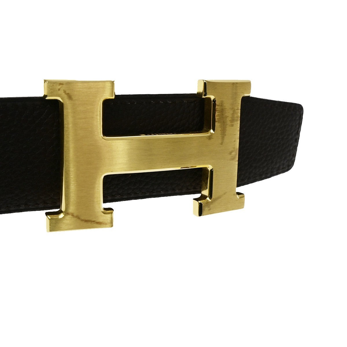 Hermes Constance Reversible Belt Leather Brown Leather Belts Accessory (Pre-Owned)