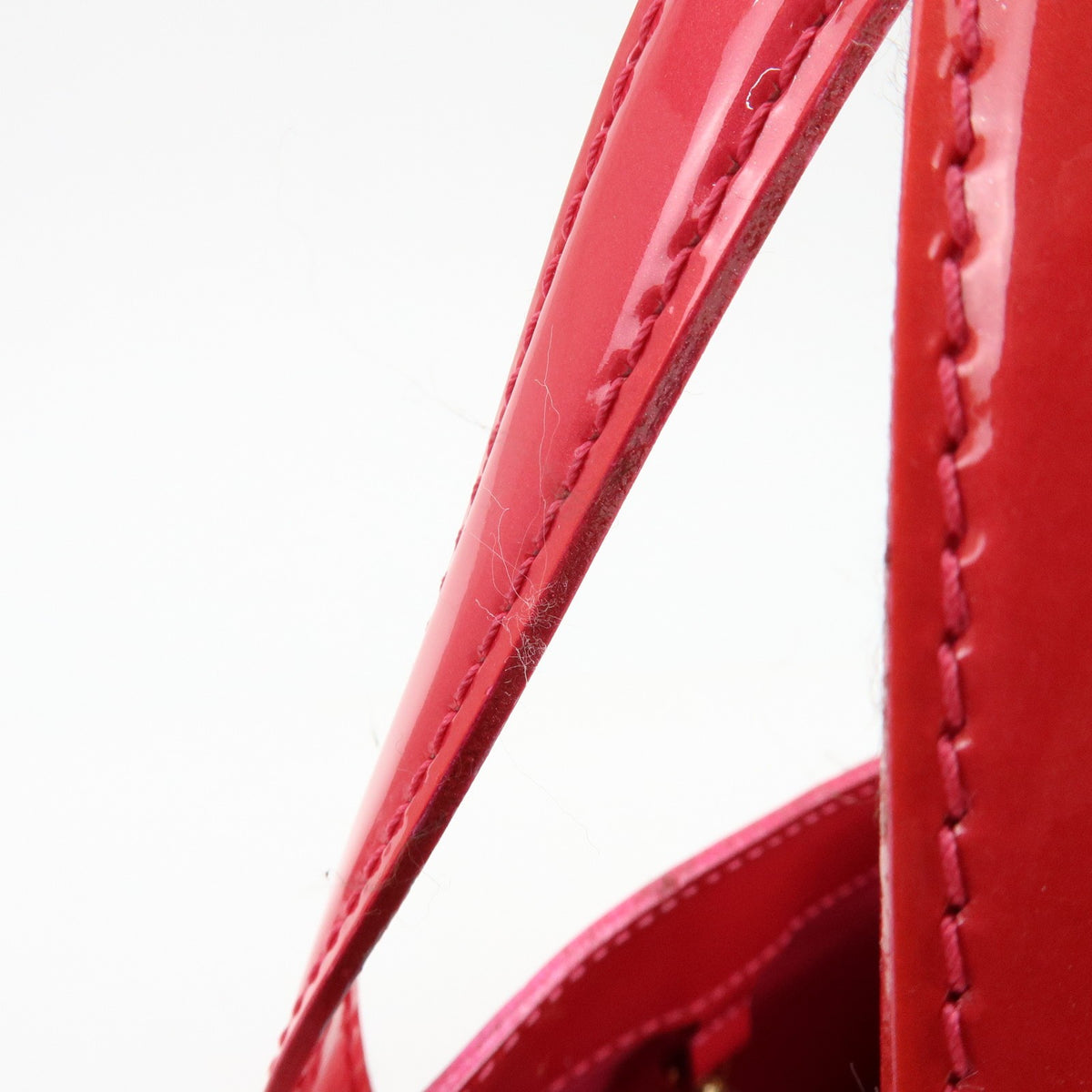 Louis Vuitton Wilshire Monogram Vernis Pink Patent_Leather Handbag (Pre-Owned)