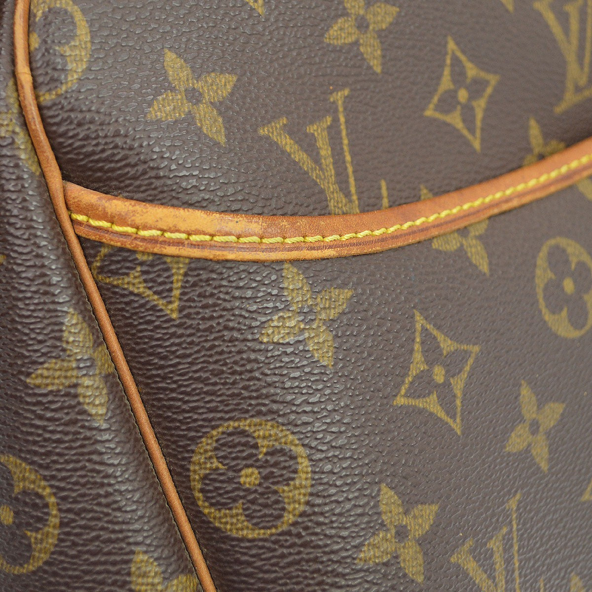 Louis Vuitton Trouville Monogram Canvas Brown Canvas Handbag (Pre-Owned)