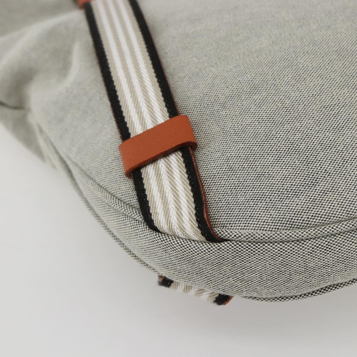 Burberry Blue Label Canvas Gray Canvas Shoulder Bag Bag (Pre-Owned)
