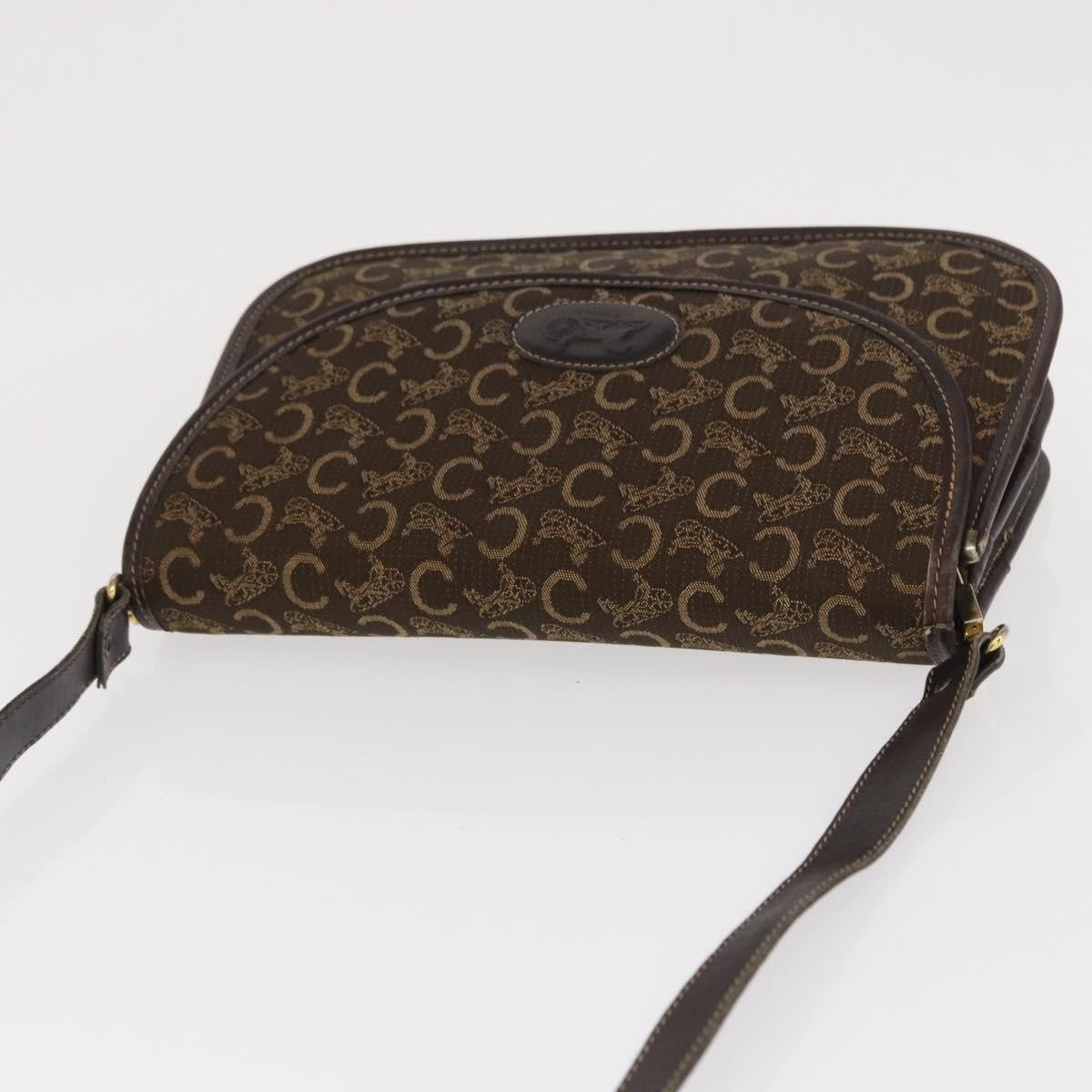 Celine C Sulky Canvas Brown Canvas Shoulder Bag Bag (Pre-Owned)
