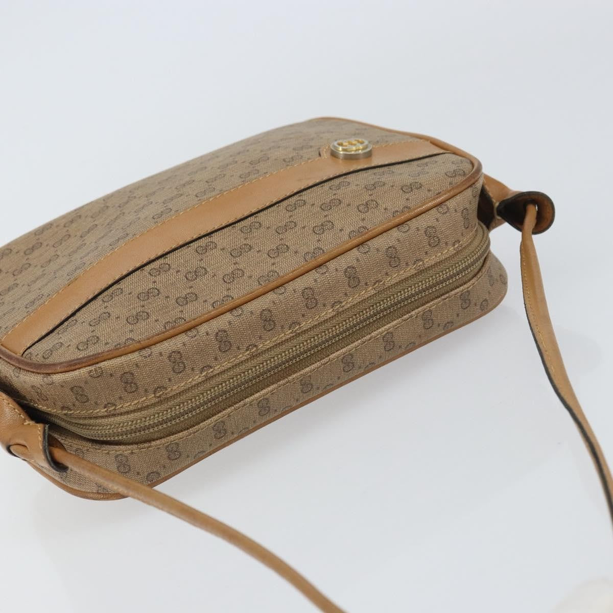 Gucci Micro Gg Supreme Gg Canvas Beige Pvc Shoulder Bag Bag (Pre-Owned)