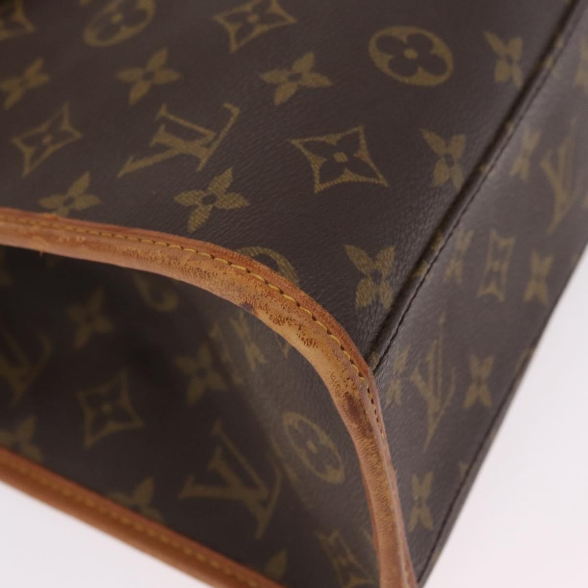 Louis Vuitton Beverly Monogram Canvas Brown Canvas Briefcase Bag (Pre-Owned)