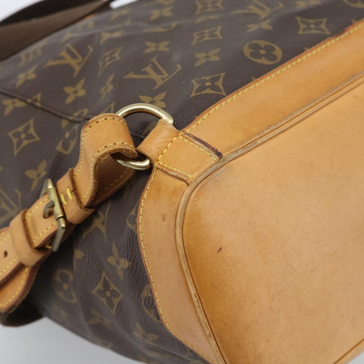Louis Vuitton Vintage Montsouris Monogram Canvas Brown Canvas Backpack Bag (Pre-Owned)