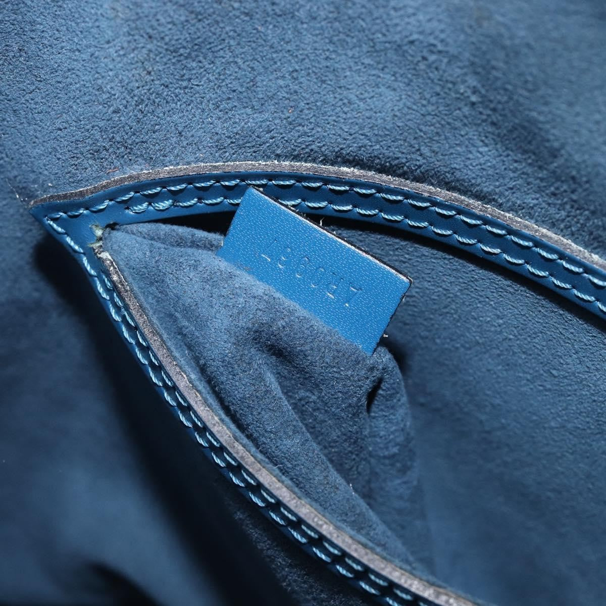 Louis Vuitton Alma Epi Leather Blue Leather Handbag (Pre-Owned)