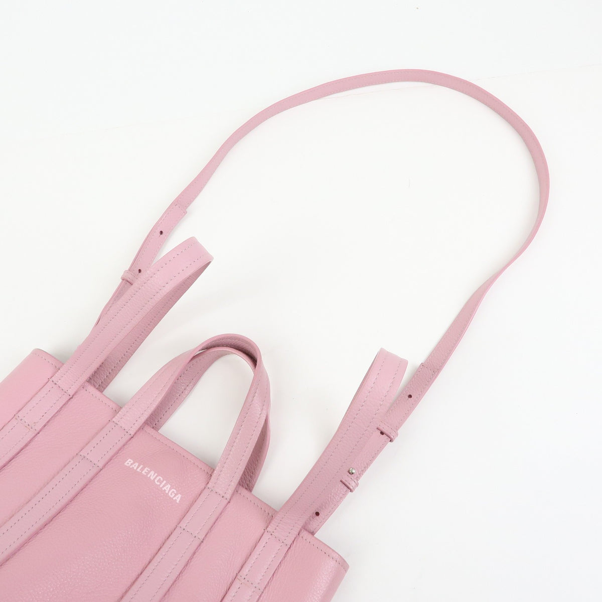 Balenciaga Everyday 2.0 North South Leather Pink Leather Tote Bag Bag (Pre-Owned)