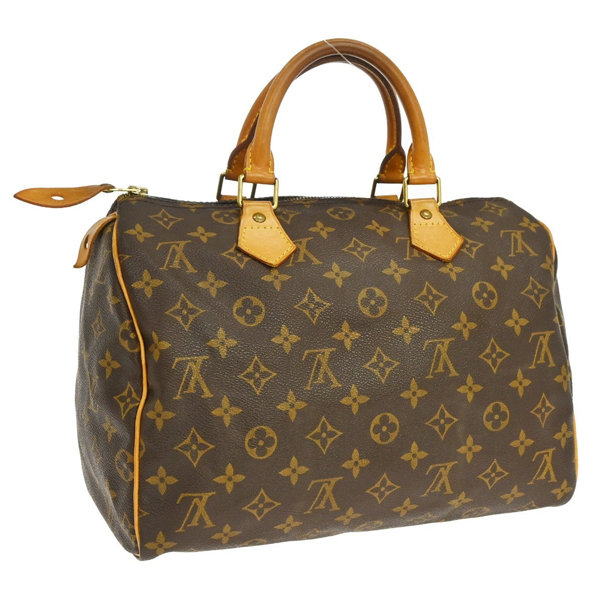 Louis Vuitton Speedy Monogram Canvas Brown Canvas Handbag (Pre-Owned)