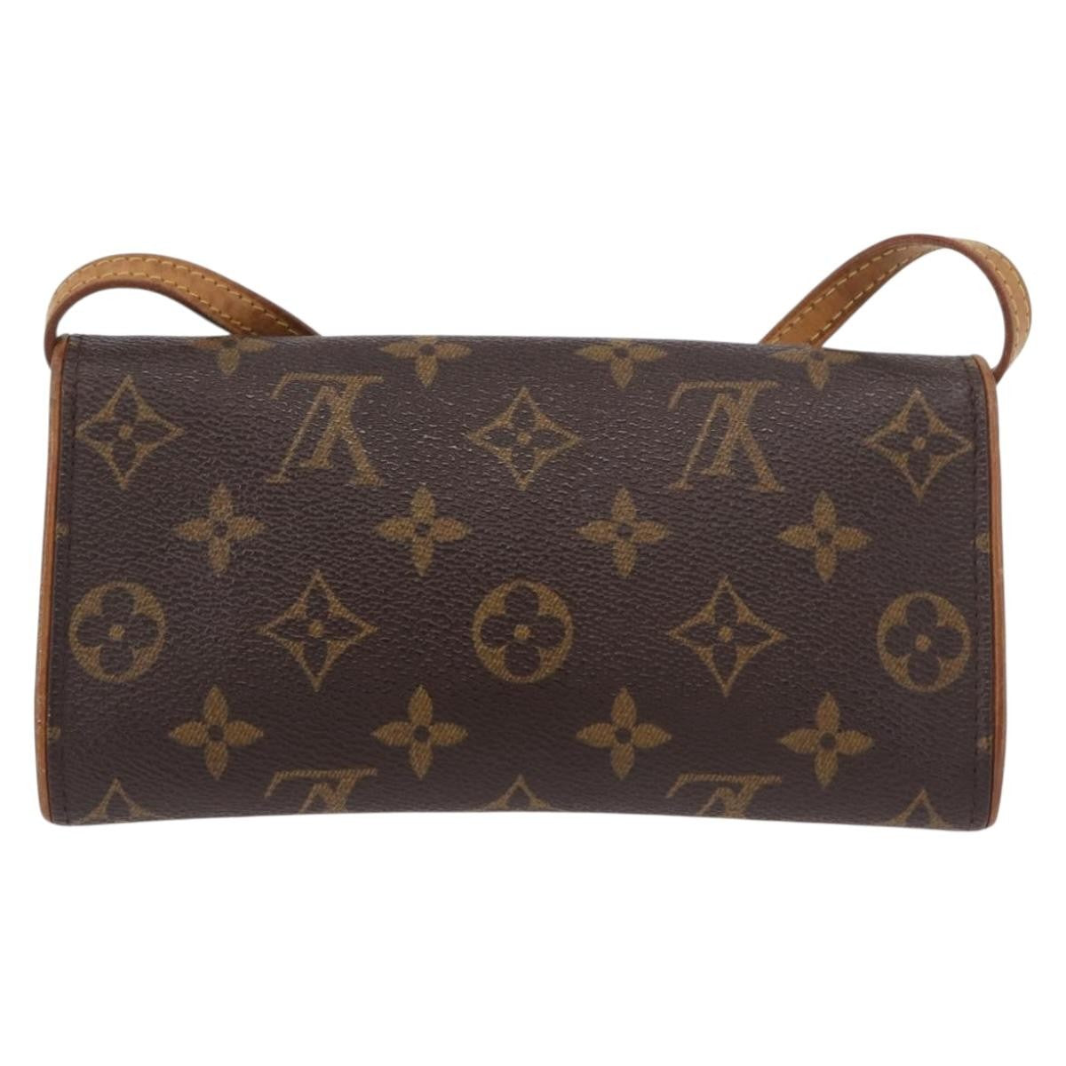 Louis Vuitton Twin Monogram Canvas Brown Canvas Clutche & Pouche Bag (Pre-Owned)