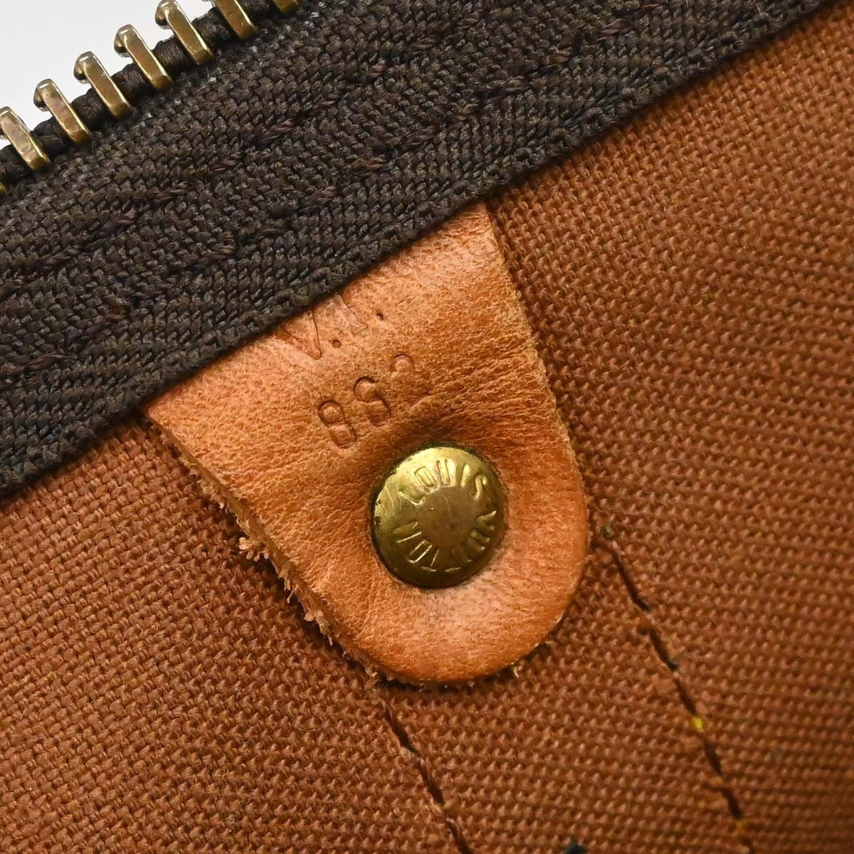 Louis Vuitton Keepall Monogram Canvas Brown Canvas Travel Bag Bag (Pre-Owned)