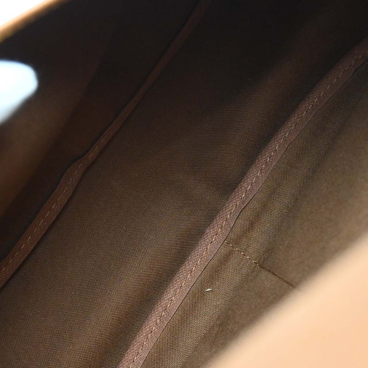 Louis Vuitton Saumur Monogram Canvas Brown Canvas Shoulder Bag Bag (Pre-Owned)