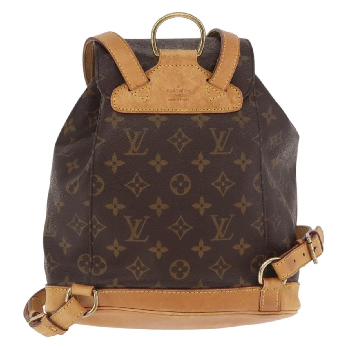 Louis Vuitton Montsouris Monogram Brown Canvas Backpack Bag (Pre-Owned)