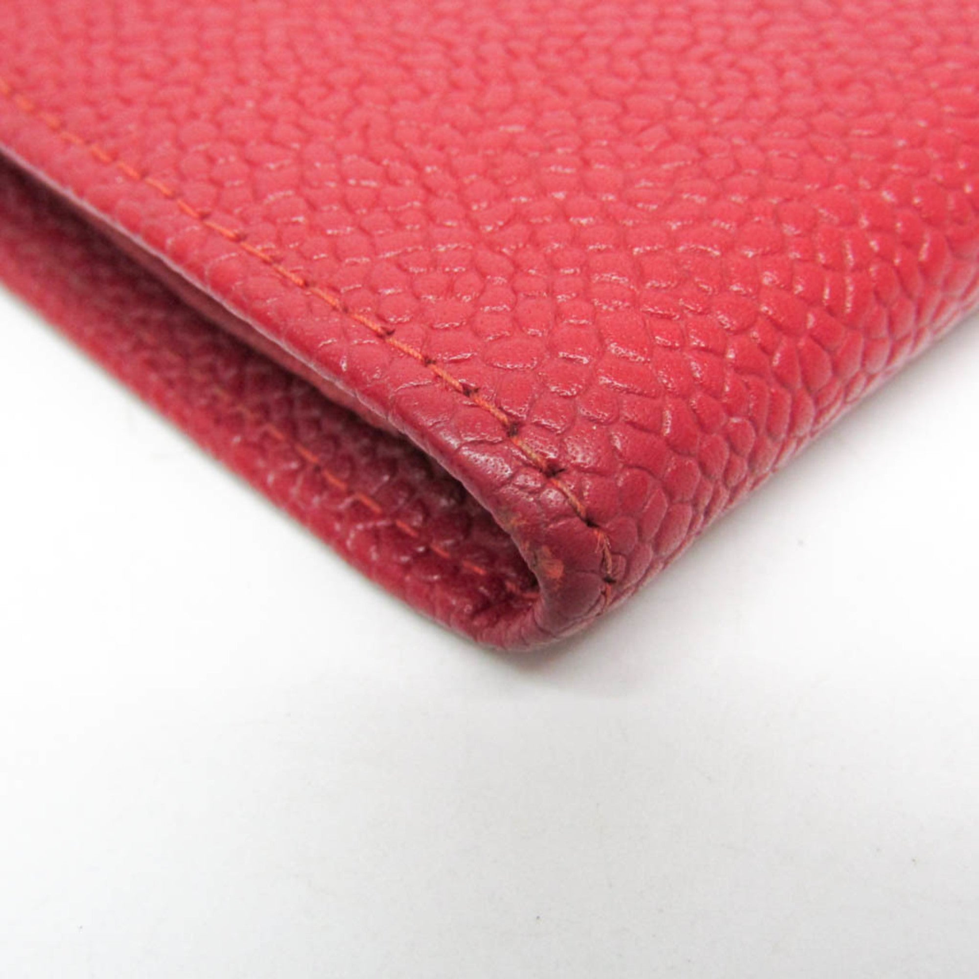 Chanel Timeless Cc French Calfskin Red Leather Wallets Accessory (Pre-Owned)