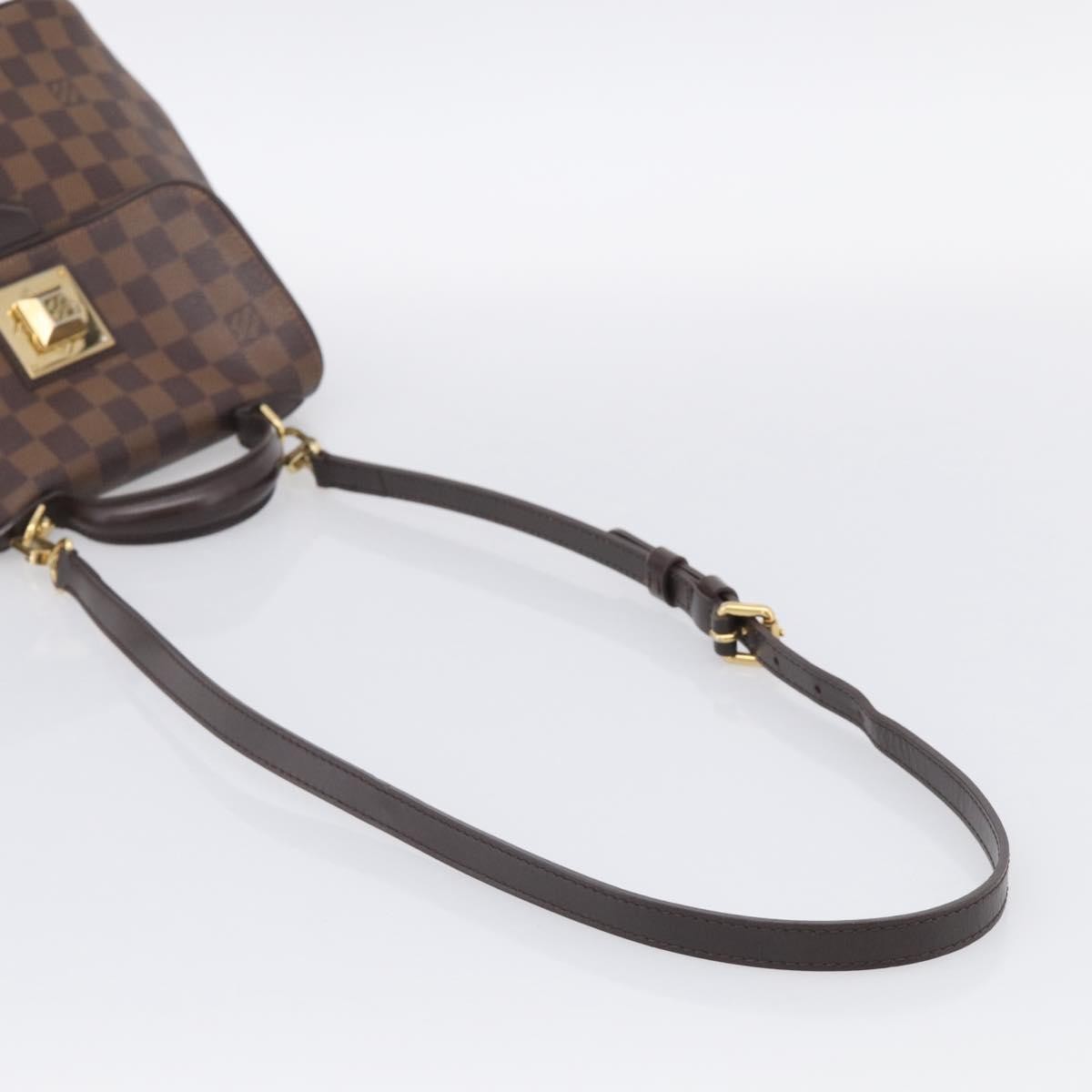 Louis Vuitton Bergamo Damier Brown Canvas Handbag (Pre-Owned)