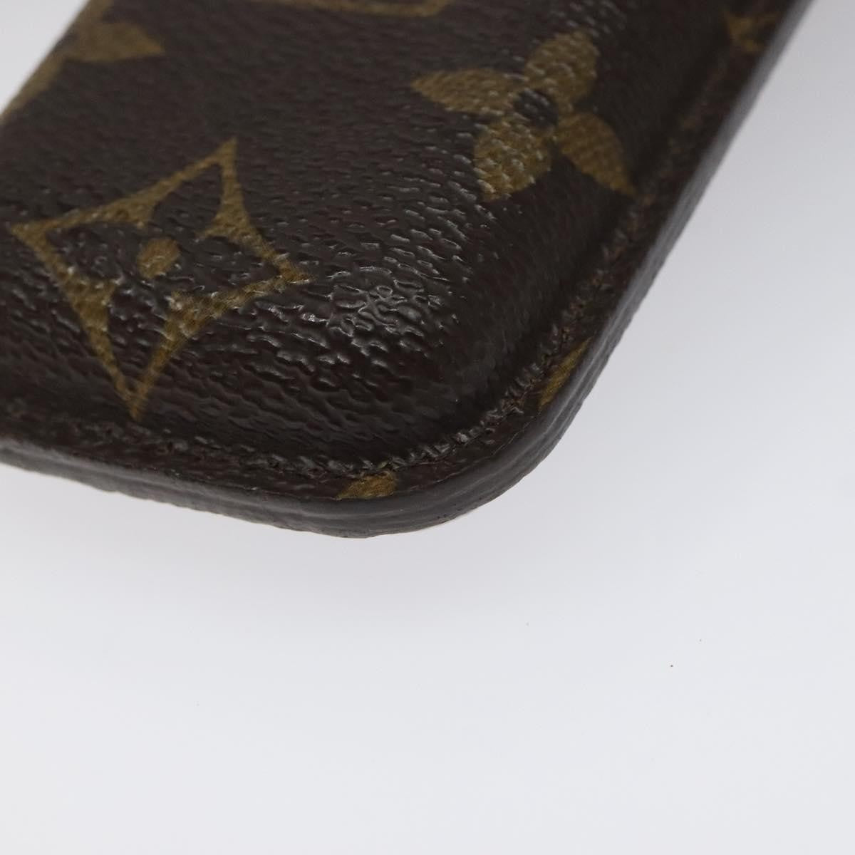 Louis Vuitton Étui Téléphone Monogram Canvas Brown Canvas Tech Accessory Accessory (Pre-Owned)