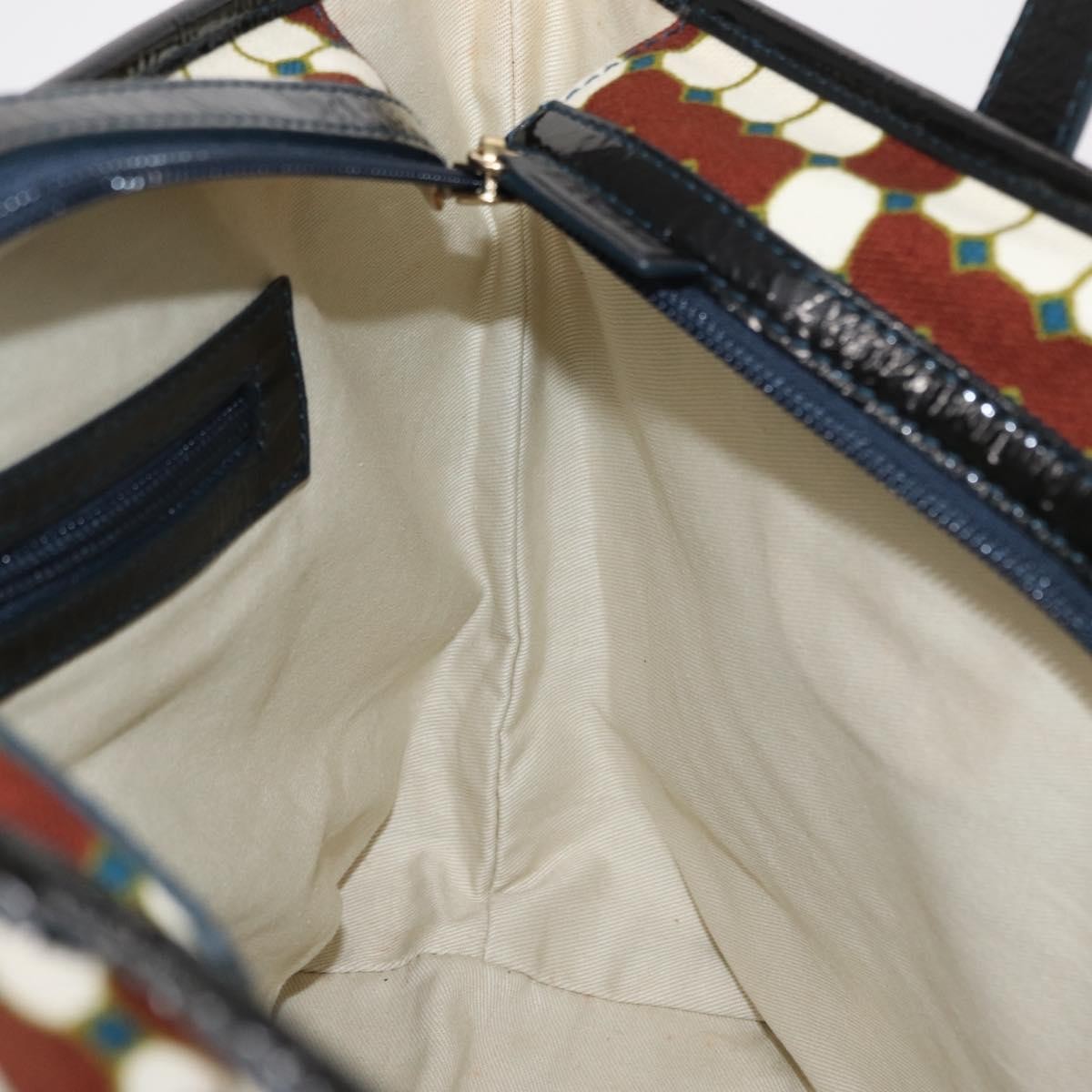 Bally Vintage Canvas Brown Canvas Handbag (Pre-Owned)