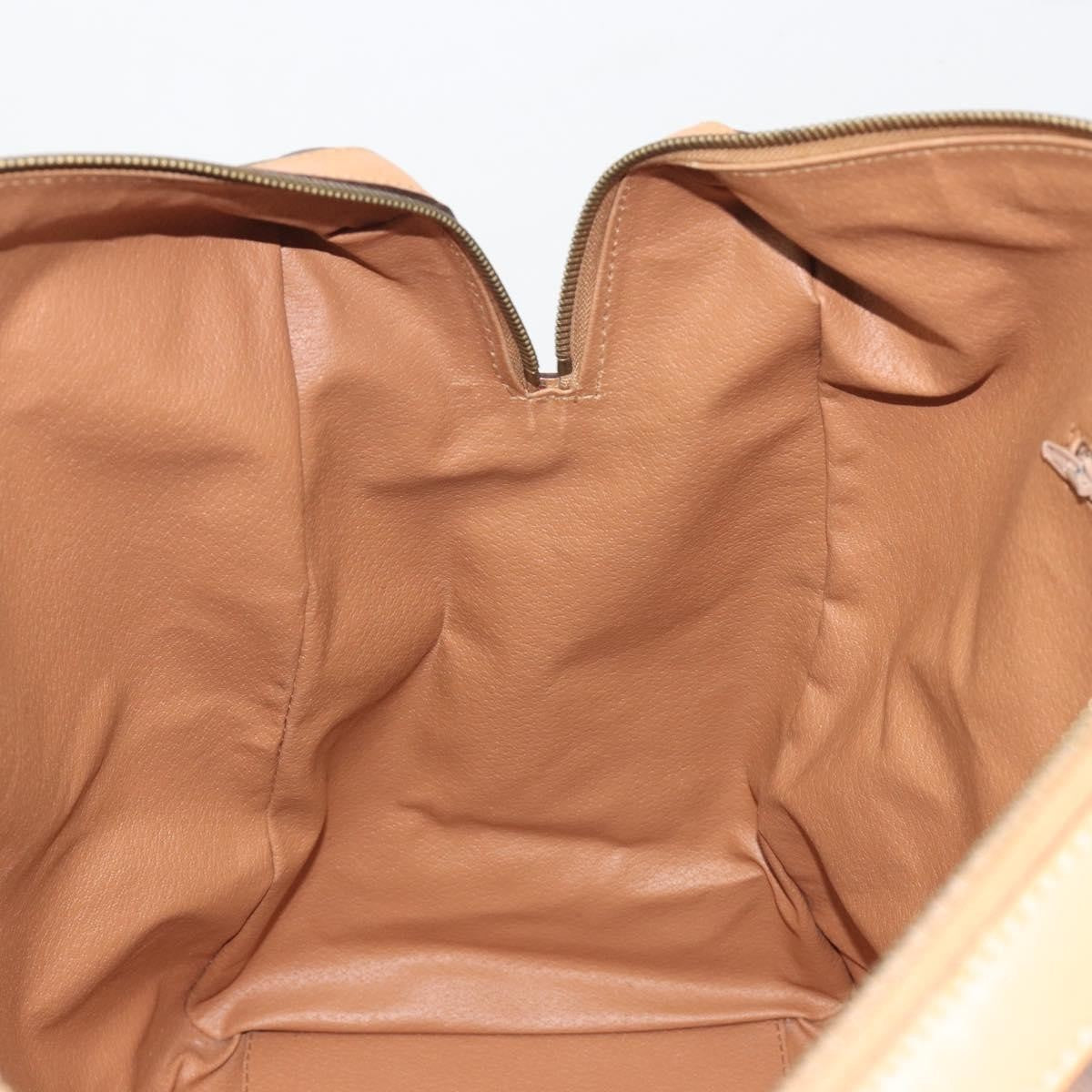 Celine Boston Macadam Canvas Brown Pvc Travel Bag Bag (Pre-Owned)
