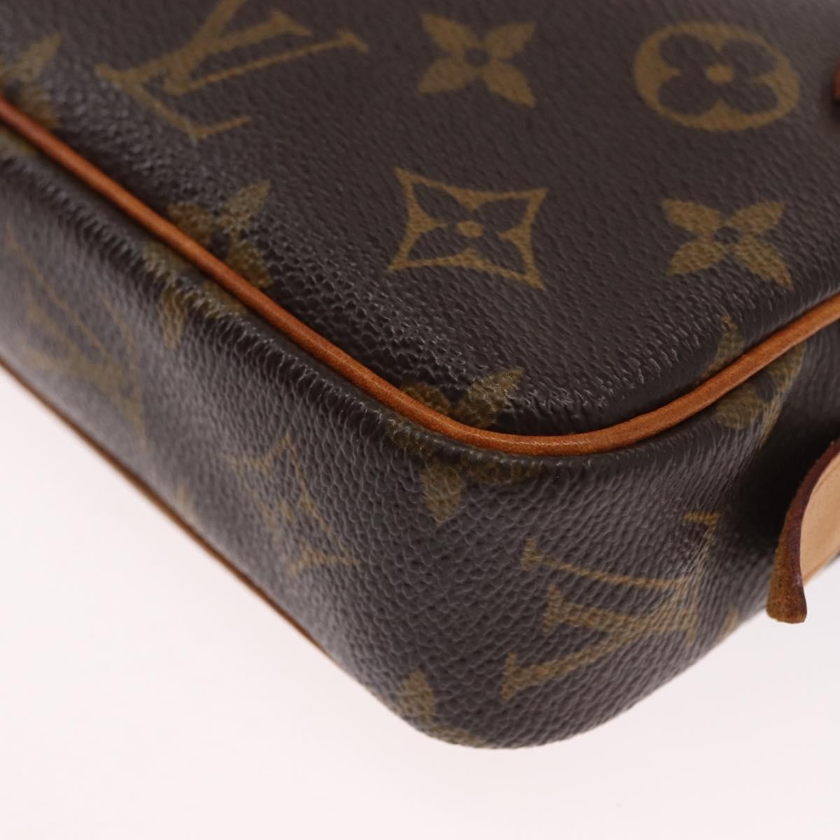 Louis Vuitton Pochette Marly Bandouliere Monogram Canvas Brown Canvas Handbag (Pre-Owned)