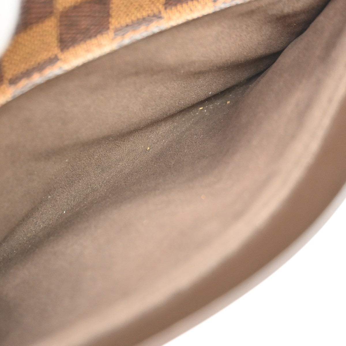 Louis Vuitton Pochette Saint Louis Damier Ebene Brown Canvas Clutche & Pouche Bag (Pre-Owned)