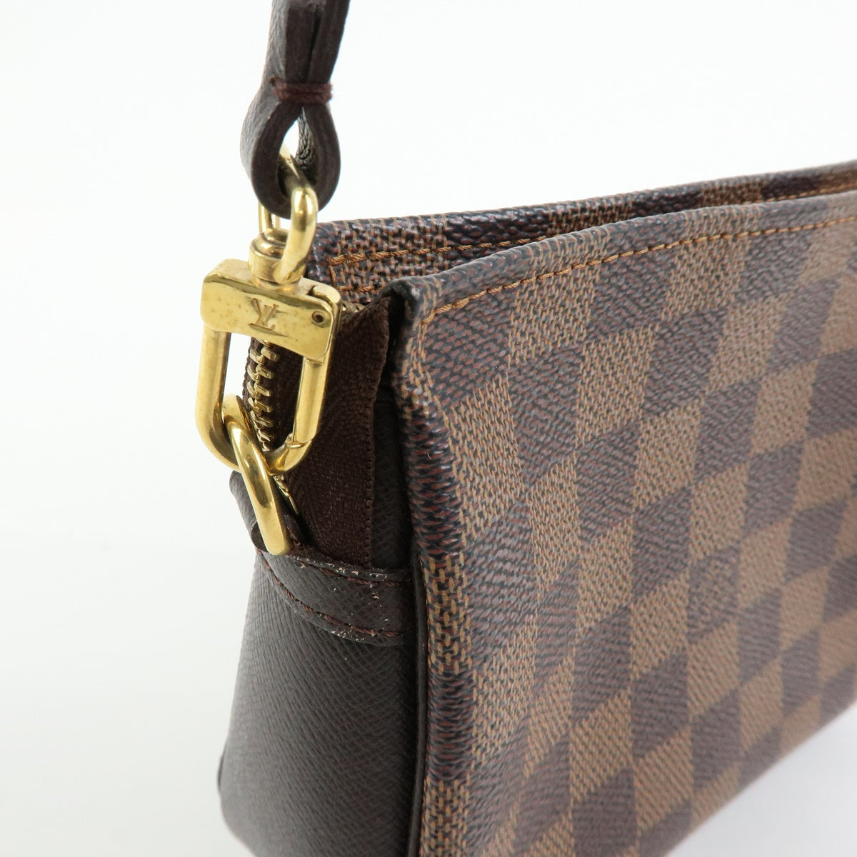 Louis Vuitton Trousse Make Up Damier Brown Canvas Clutche & Pouche Bag (Pre-Owned)