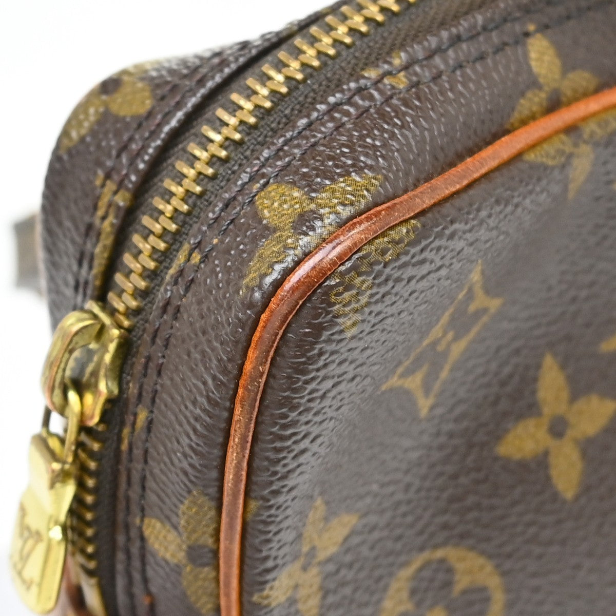 Louis Vuitton Pochette Marly Bandouliere Monogram Canvas Brown Canvas Shoulder Bag Bag (Pre-Owned)