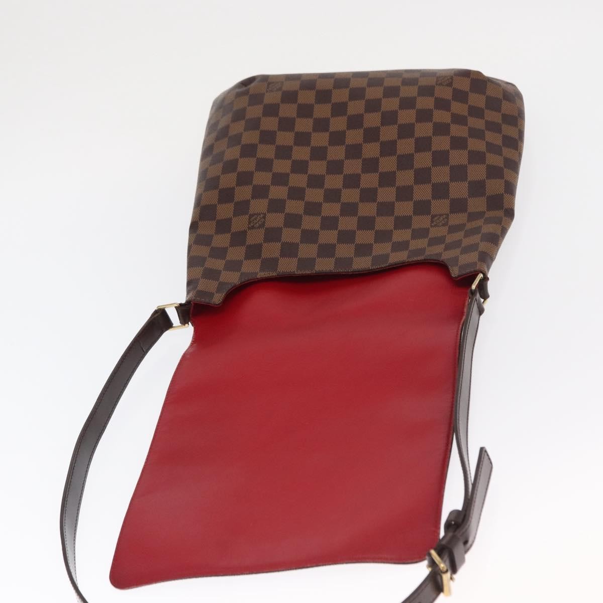 Louis Vuitton Musette Damier Brown Canvas Handbag (Pre-Owned)