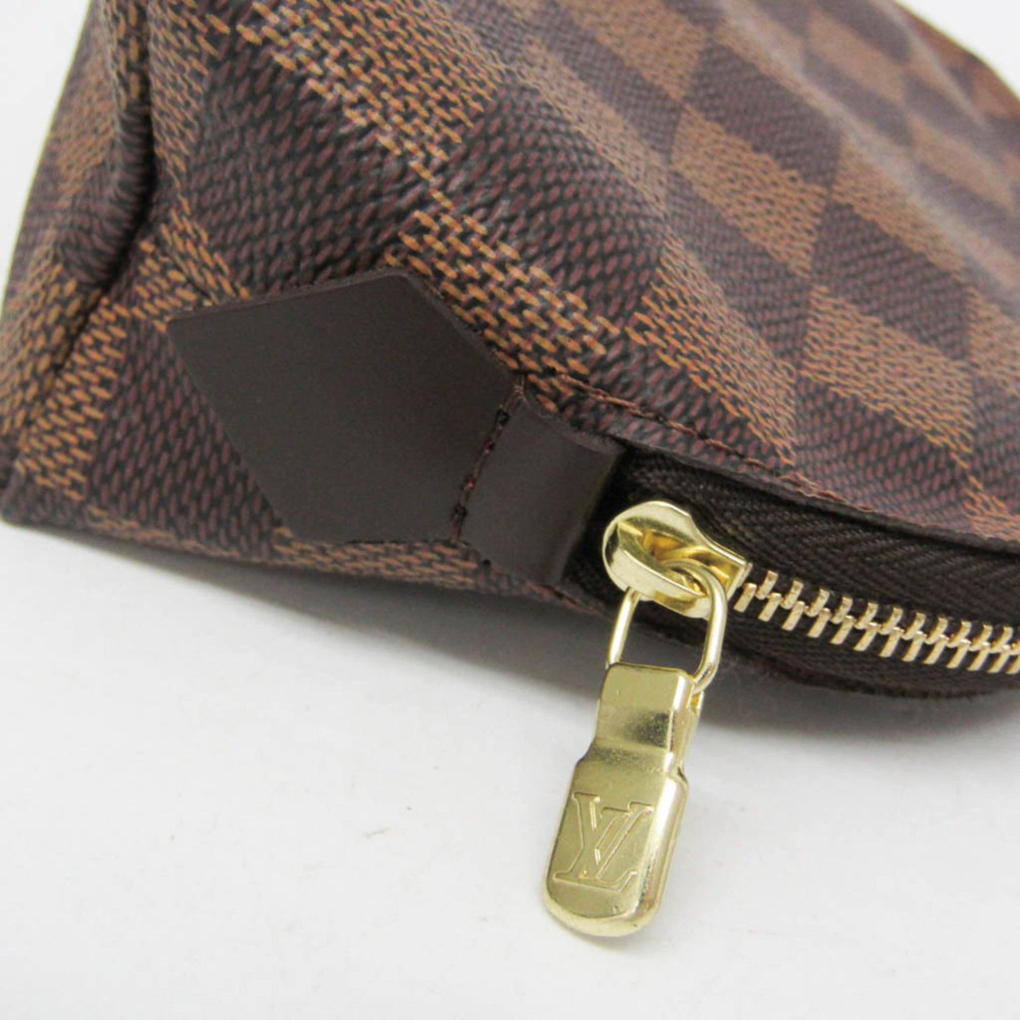Louis Vuitton Cosmetic Damier Ebene Brown Canvas Clutche & Pouche Bag (Pre-Owned)