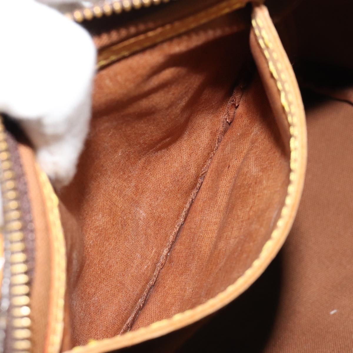Louis Vuitton Speedy Monogram Canvas Neutral Canvas Handbag (Pre-Owned)