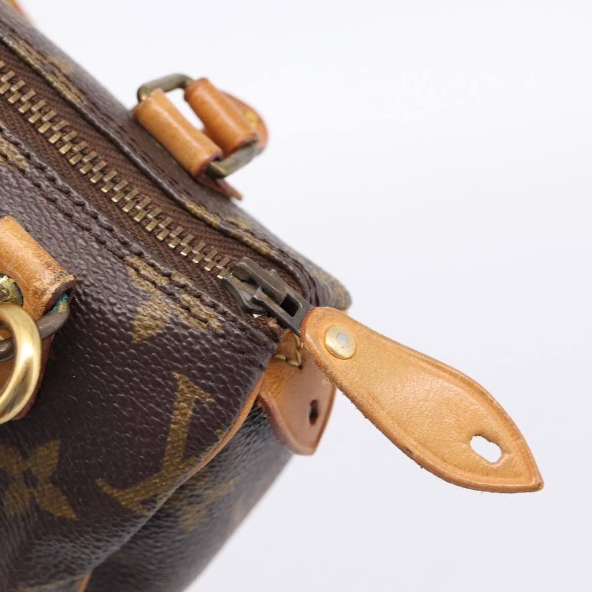 Louis Vuitton Speedy Mini Hl Monogram Canvas Brown Canvas Handbag (Pre-Owned)