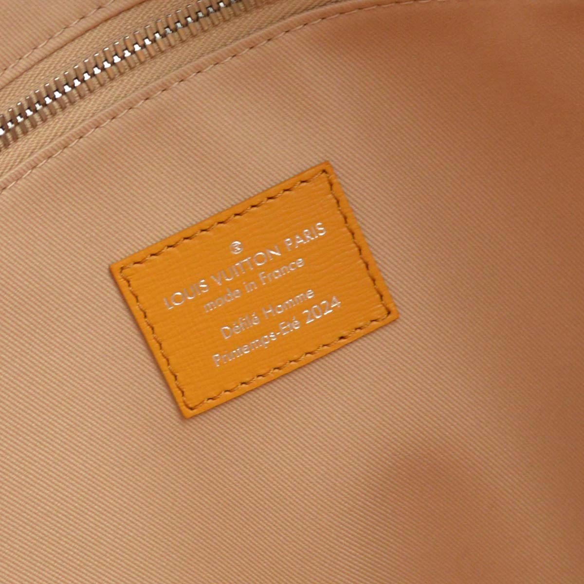 Louis Vuitton Shopper Leather Orange Leather Tote Bag Bag (Pre-Owned)