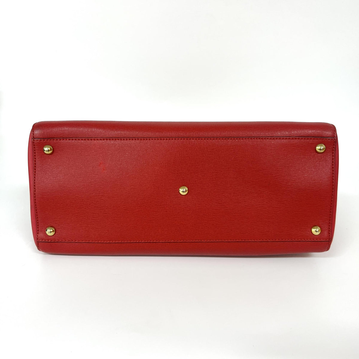 Fendi 2Jours Bag Patent Red Leather Handbag (Pre-Owned)