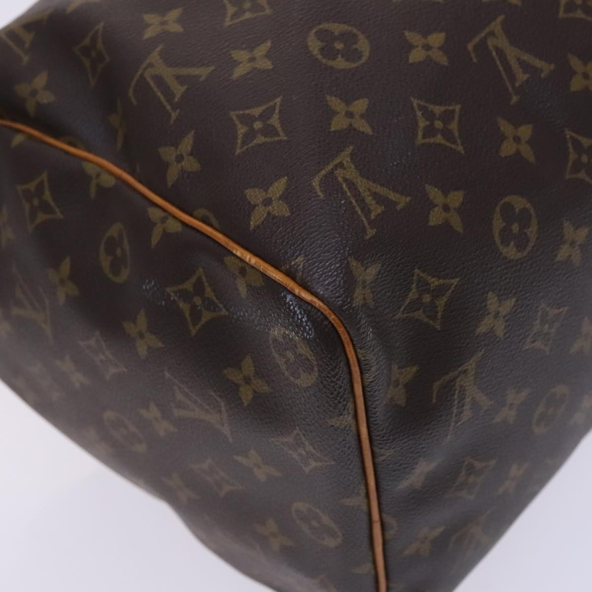 Louis Vuitton Keepall Monogram Canvas Brown Canvas Travel Bag Bag (Pre-Owned)