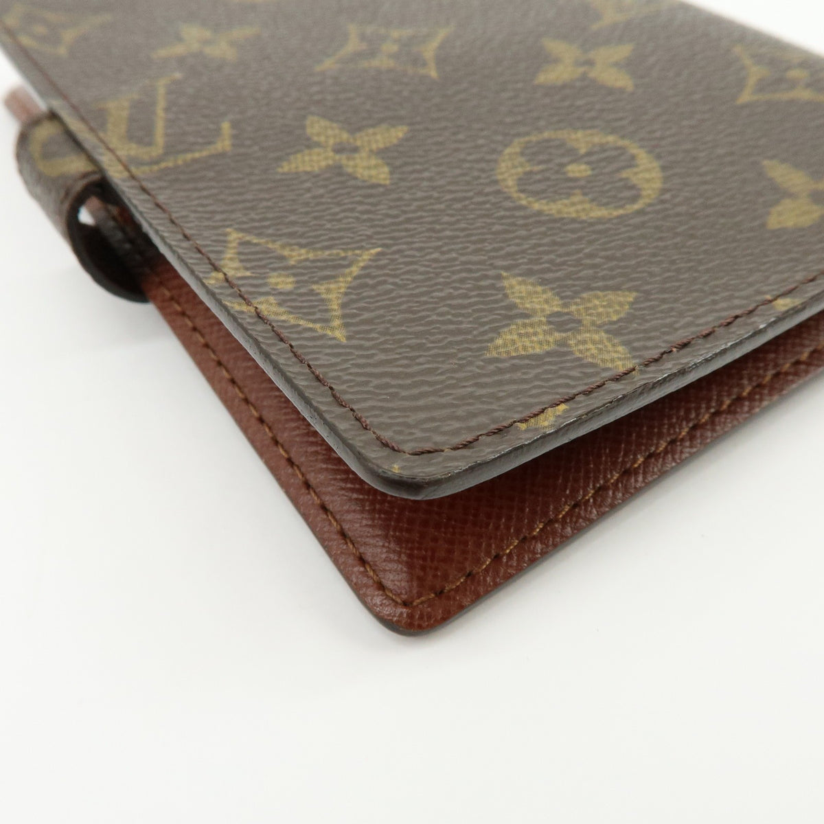 Louis Vuitton Agenda Cover Monogram Canvas Brown Canvas Wallets Accessory (Pre-Owned)
