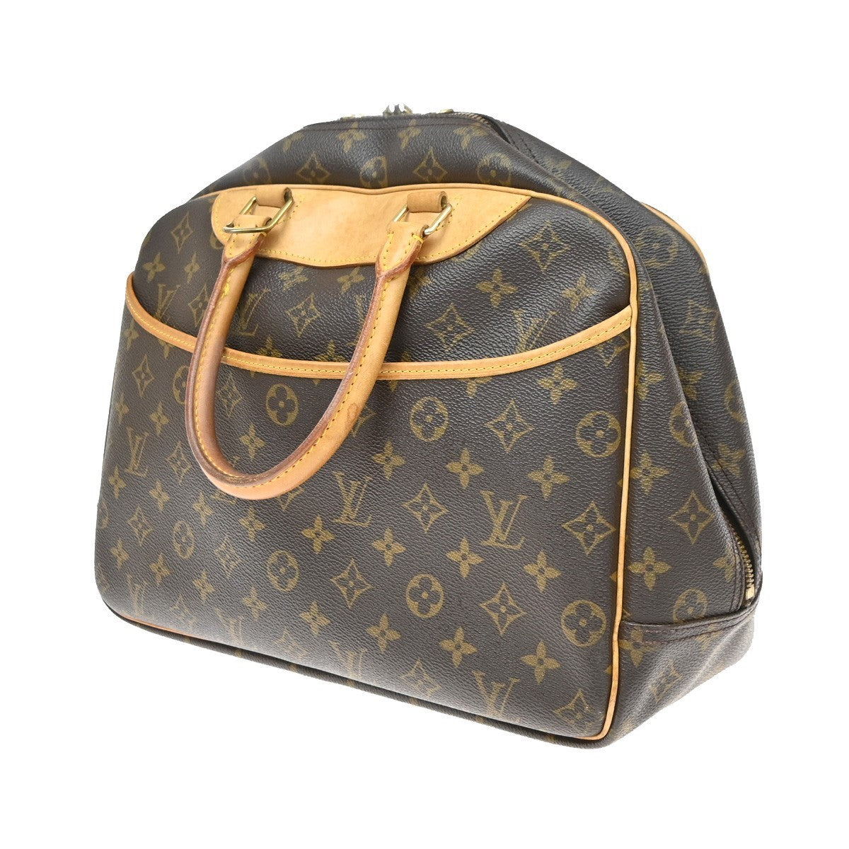 Louis Vuitton Trouville Monogram Canvas Brown Canvas Handbag (Pre-Owned)