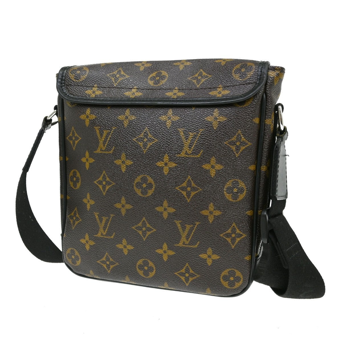 Louis Vuitton Bass Messenger Macassar Monogram Canvas Brown Canvas Shoulder Bag Bag (Pre-Owned)