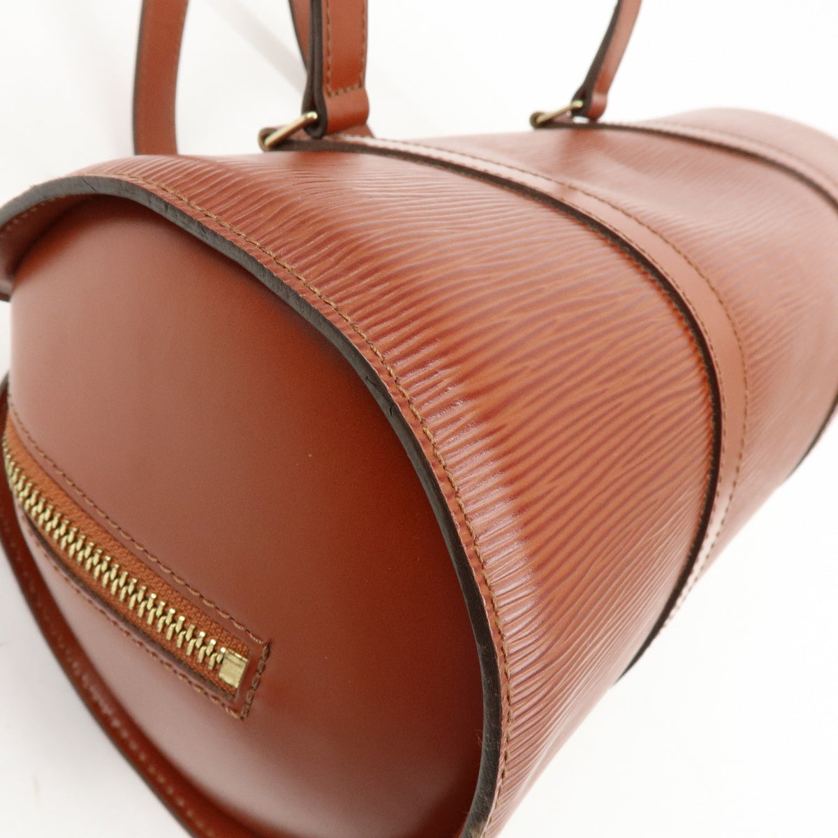 Louis Vuitton Soufflot Epi Leather Brown Leather Handbag (Pre-Owned)