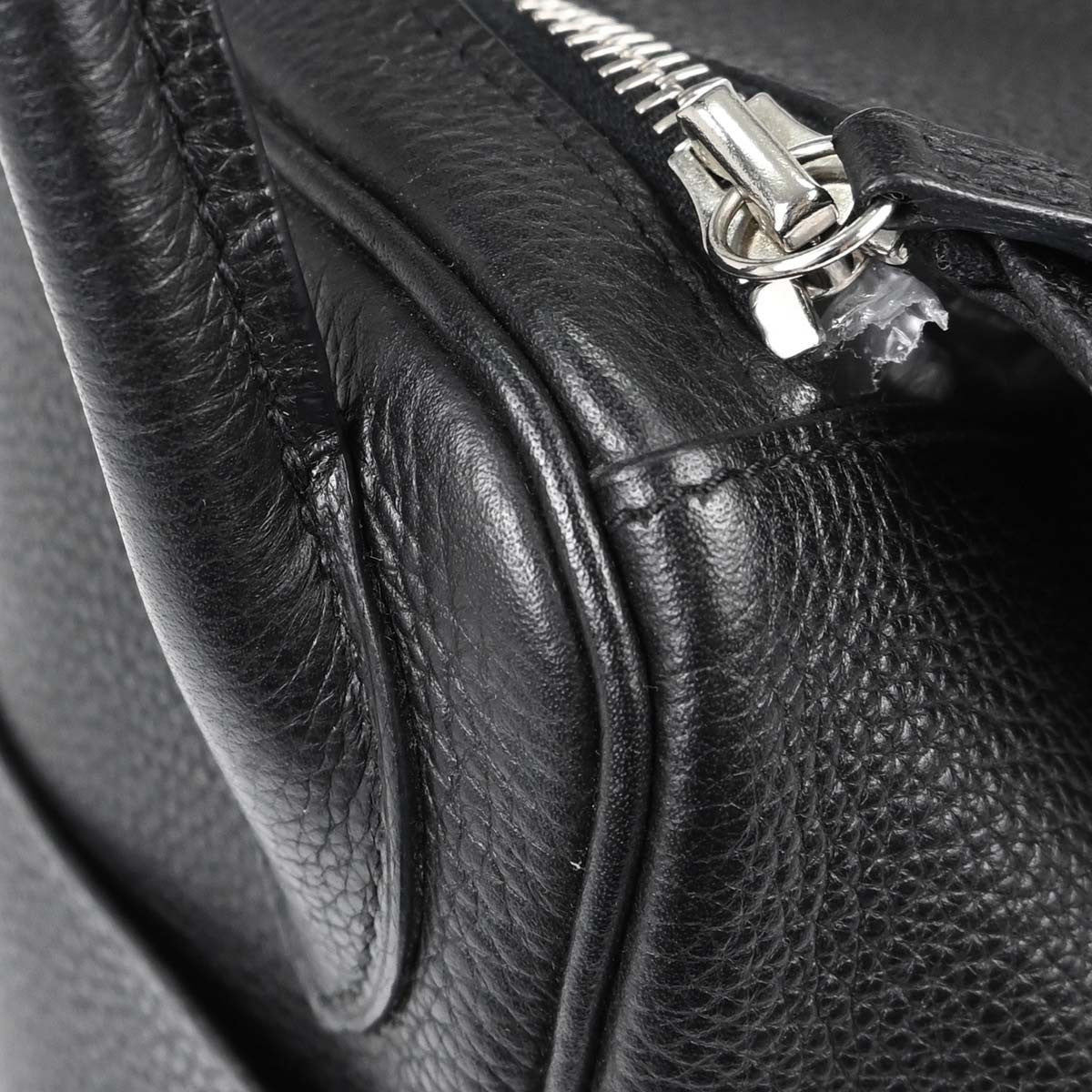 Hermes Lindy Clemence Black Leather Shoulder Bag Bag (Pre-Owned)
