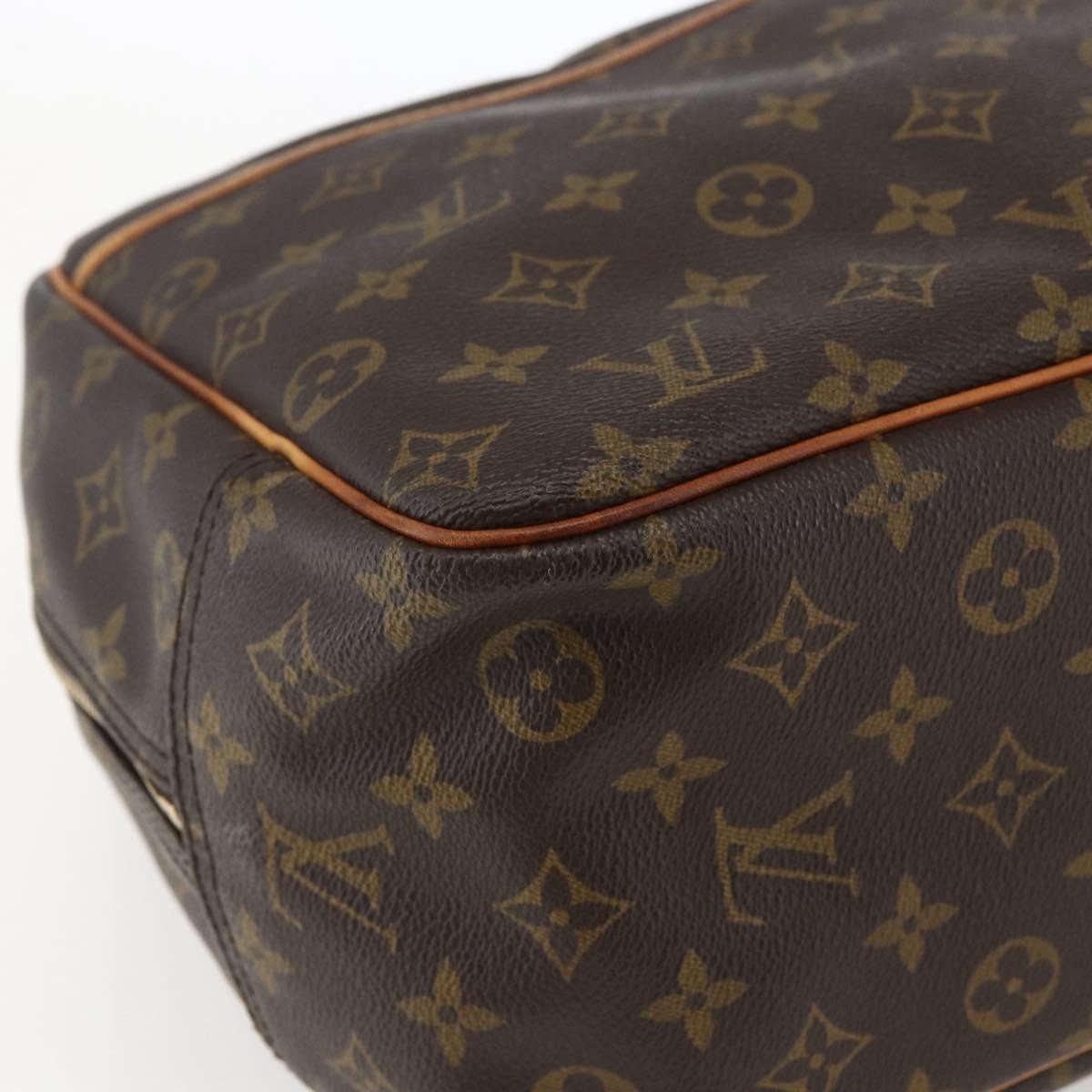 Louis Vuitton Deauville Monogram Canvas Brown Canvas Handbag (Pre-Owned)