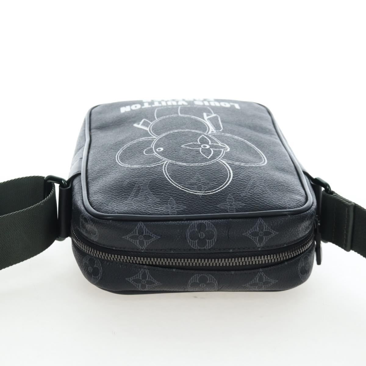Louis Vuitton Danube Limited Edition Vivienne Monogram Eclipse Black Canvas Shoulder Bag Bag (Pre-Owned)