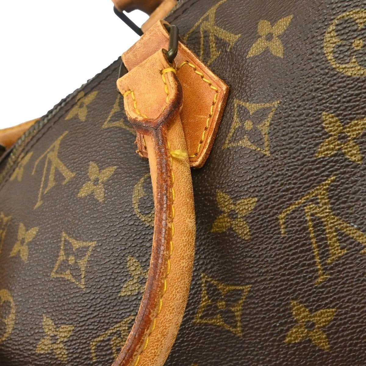 Louis Vuitton Speedy Monogram Brown Canvas Handbag (Pre-Owned)