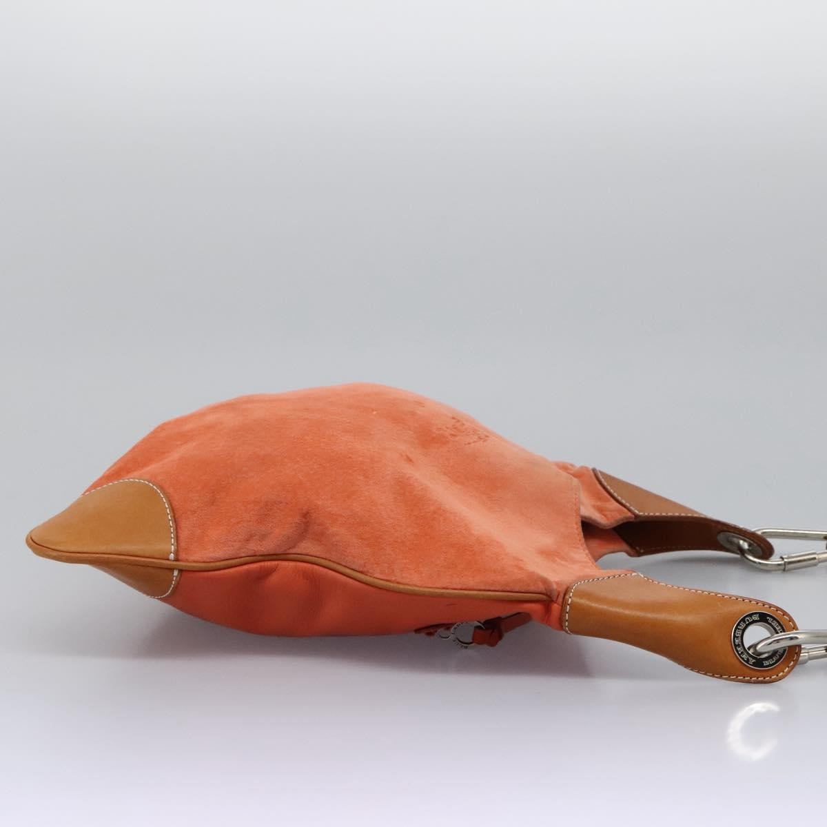Burberry Blue Label Suede Orange Suede Shoulder Bag Bag (Pre-Owned)