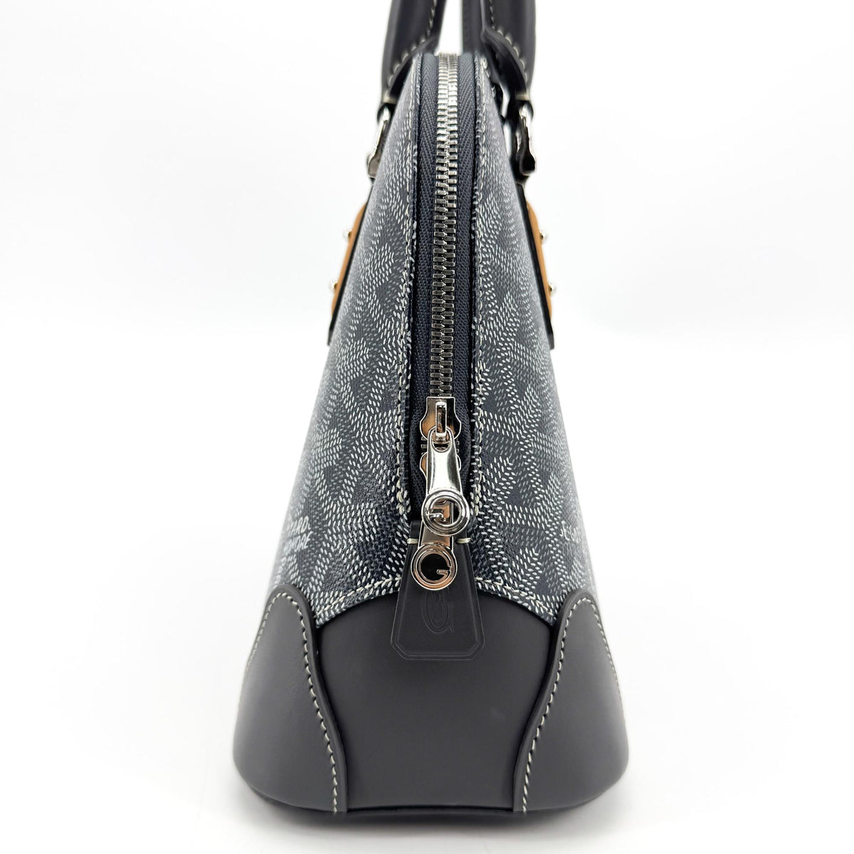 Goyard Vendome Coated Canvas Black Canvas Handbag (Pre-Owned)